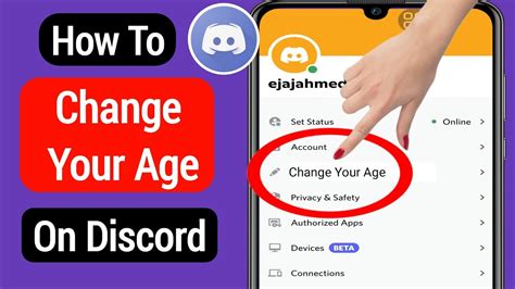 discord 18 jahre|2 Ways to Change Your Age (and Birth Date) on Discord